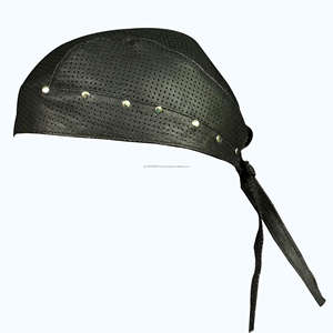 OEM Pañuelos de cuero perforado para motociclistas con diseño de calavera - Product Image 1