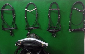FAB LEATHERS - Bridles en cuir véritable avec cristaux naturels, modèle FAB-LBR0124, taille personnalisée, fabriqué en Inde, en promotion - Product Image 6