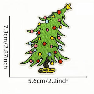 Embroidered Embroidery Patch <b>Iron</b> <b>On</b> Twill Badge Patches for Clothing Shirts Denim Jackets Caps Bags Wholesale Heat Transfer - Product Image 4