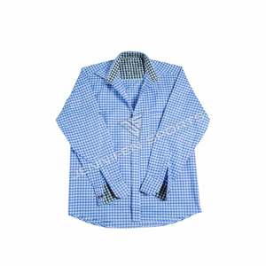 Nouvelle Chemise Bavaroise Homme Tendance à Carreaux Bleus et Blancs Personnalisable 100% Coton Infroissable Respirante Séchage Rapide Taille 6XL Printemps - Product Image 3