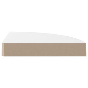 Mensole da parete e da esposizione in MDF bianco lucido 2 pezzi 9.8 "x9.8" x1.5" - Product Image 5