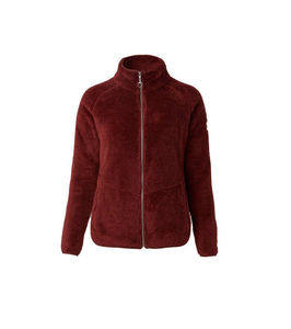 Women's Plus Size Breathable Fleece Jacket with Lightweight Soft Polar Fabric Zip-up Closure and Pockets for Winter Hiking - Product Image 3