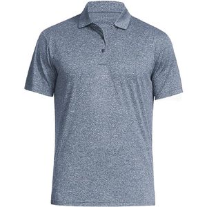 Chemises pour hommes en polyester/coton de qualité supérieure, devant uni, tricotées, séchage rapide, style anglais, vêtements d'été pour hommes - Product Image 6