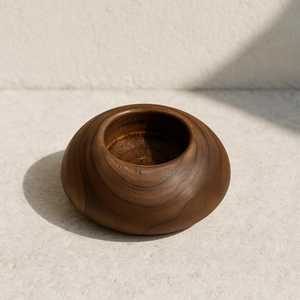 Handmade Walnut <b>Tealight</b> Candle Holder: Minimalist Scandinavian Decor - Product Image 3