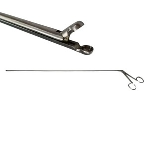 Pince à biopsie laryngée Sam Roberts 4 mm 22-1/2 pouces, instrument chirurgical d'ORL pour laryngoscopie par Vaslcare - Product Image 1