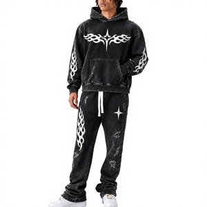 Ropa deportiva transpirable, estilo elegante para gimnasio, chándales estampados para hombre, ligeros, cómodos, tela duradera para entrenamiento físico. - Product Image 1