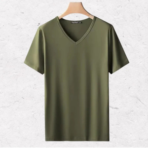 เสื้อยืดคอกลมแขนสั้นผู้ชายปี 2025 ทรงปกติ ระบายอากาศได้ดี ไซส์ใหญ่ ผ้าฝ้ายแท้ 100% เป็นมิตรกับสิ่งแวดล้อม เหมาะสำหรับฤดูร้อน สีพื้น - Product Image 5