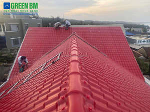 Panneaux de toiture extérieurs 4 couches à prix abordable, nouveau fabricant vietnamien, matériaux de construction en maçonnerie, tôles de toiture ASA PVC - Product Image 2
