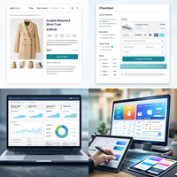 Sitio Web Moderno de Comercio Electrónico en Shopify y Desarrollo Web Personalizado |   Multiplataforma |   Optimizado |   Disponible en Stock