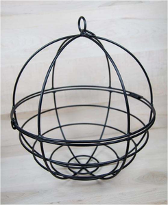 Newest Fancy Wrought Iron Hanging Wire <b>Plant</b> <b>Basket</b> Outdoor Window Decor <b>Plants</b> Flowers Pot Garden Home Yard Made in India 2023 - Product Image 3