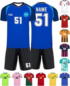 ชุดเสื้อฟุตบอลสั่งทำ สีเหลือง เขียว น้ำเงิน พิมพ์ลายแบบ Sublimation ผ้าโพลีเอสเตอร์ระบายอากาศ แขนสั้น ทรงปกติ ใส่ได้ทุกฤดู สำหรับทุกเพศ - Product Image 3