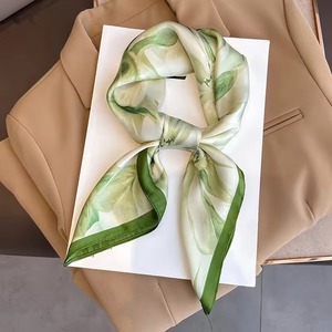 ผ้าพันคอชีฟองลายพิมพ์แฟชั่นสำหรับฤดูร้อน น้ำหนักเบา เหมาะสำหรับผู้หญิง - Product Image 3