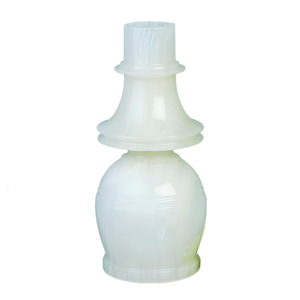Lampe de table en onyx blanc sculptée à la main de haute qualité, produit très populaire, lampe de table en onyx blanc pour salon - Product Image 5