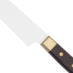 Couteaux de chef avec lame de 250 mm, profil fin et pointu, manche en bois et rivets en laiton pour une découpe précise dans les cuisines domestiques quotidiennes - Product Image 6