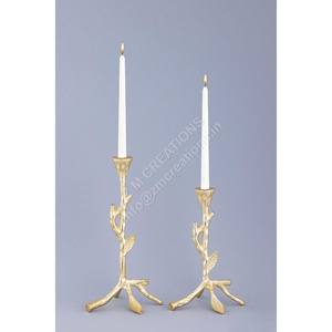 Décoration d'intérieur, porte-bougie en métal en forme de pétale de rose, ensembles de cadeaux, porte-bougie de luxe, accessoires de table pour Noël et mariage - Product Image 1