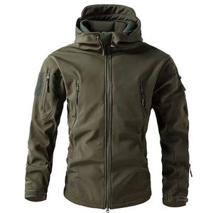 New <b>Men's</b> Customizable <b>Soft</b> <b>Shell</b> Waterproof Breathable Hunting <b>Jacket</b> Plus Size Outdoor Hiking Winter Windproof <b>Jacket</b> - Product Image 2