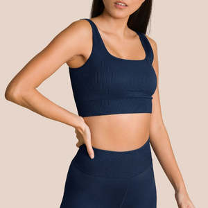 Conjuntos Deportivos de Dos Piezas para Mujer, Leggings de Cintura Alta con Top Corto, Secado Rápido y Ecológicos, Ropa Deportiva para Gimnasio y Yoga - Product Image 5