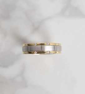 Bague de fiançailles et de mariage unisexe en argent sterling 925 certifié, style hip-hop, avec diamant Moissanite VVS1 plaqué or, bijoux hip-hop - Product Image 4