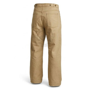 Pantalon de travail robuste en toile légère, motif traditionnel, coutures renforcées, poches pratiques, respectueux de l'environnement - Product Image 5