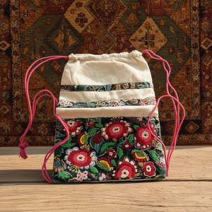 Colorful Indian Handmade Beaded Bag Luxury Ethnic Craft Glass <b>Bead</b> Baguette Handle Durable Trendy <b>Crystal</b> Fashion Accessories - Product Image 3