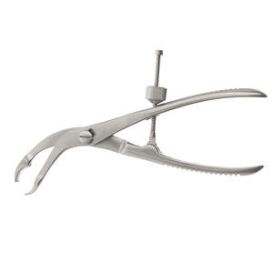 Pinza de sujeción de huesos de acero inoxidable con garantía de un año, autocentrante, 18 cm, de alta calidad, ortopédica, quirúrgica, manual, rápida - Product Image 1