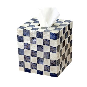 Modern Luxury Handmade Mother of Pearl Tissue Box Cover for Home and Hotel Decoration - Product Image 4