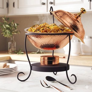 ถาดอุ่นอาหารแบบหนาพิเศษทรงกลมพร้อมฝาปิด ราคาดีที่สุด - Product Image 2