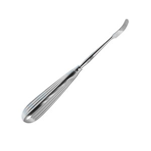 Râpes à poussière de diamant concaves courbées en acier inoxydable de qualité allemande, râpes à os chirurgicales orthopédiques manuelles certifiées CE - Product Image 4
