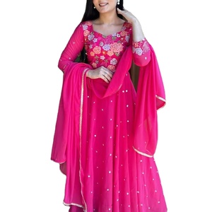 Latest High Quality for Unique Designer High on Demand Fashionable <b>Party</b> <b>Wear</b> Look Gown With Matching Dupatta - Product Image 1