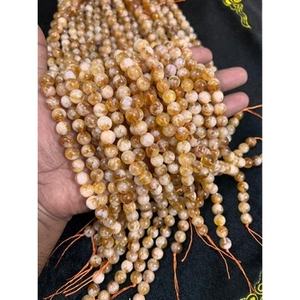 High Quality Gemstone Natural <b>Crystal</b> Ball Beads Strands Handmade for Fashion Jewelry Feng Shui DIY <b>Bracelets</b> Making - Product Image 1