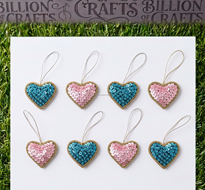 Porte-clés Cœur Perlé Fait Main avec Perles de Verre Rouges, Breloque de Sac à Mousqueton, Cadeau de Saint-Valentin, Pendentif - Product Image 6
