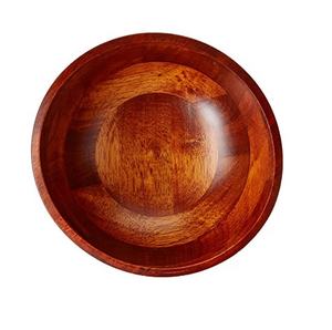 100% ensemble de bols de service en bois naturel et écologique 4.5 pouces 6 pouces bol 2 petites cuillères 1 assiette en bois jetable pour restaurant à la maison - Product Image 3