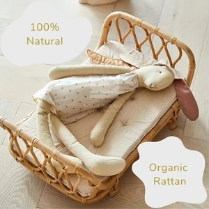 Children's <b>bed</b> made of woven rattan Handmade Wholesale eco-friendly Made in Vietnam <b>Ready</b> to stock - Product Image 5
