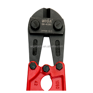 GK-42BC Heavy-Duty Cable Cutter Cr-Mo Steel 15-18mm Ergonomic Red Handle Professional <b>Wire</b> Cutting Pliers - Product Image 2