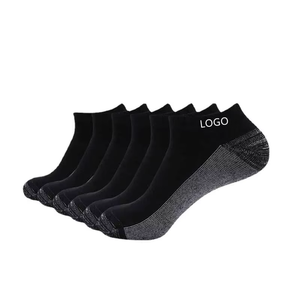Chaussettes de compression sur mesure pour femmes et unisexe, classe 2, avec logo sur le bord du mollet, en tissu molletonné 100% coton, pour la gym, le fitness et la course à pied - Product Image 5