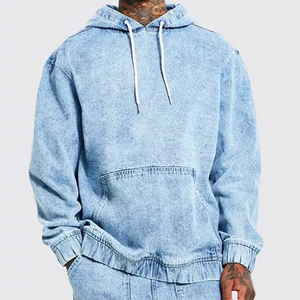 Unisex Oversized Fleece Hooded <b>Sweatshirt</b> Stone Washed Casual Winter Breathable Loose Fit Cotton Woven Vintage 3D <b>Embroidery</b> - Product Image 1