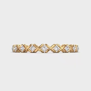 Sparkling Moissanite Diamond Bracelet High Quality 14K Yellow Gold Non-Fade Hip Hop Jewelry for Men and Women - Product Image 2