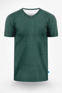 <b>Red</b> <b>And</b> <b>White</b> <b>Striped</b> Sublimation Print Polyester Soccer Jersey Adult Unisex Short Sleeve Breathable Sport <b>T</b>-<b>Shirt</b> - Product Image 3