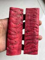 Manches de couteau en corne de bélier naturelle sculptée et teinte, stabilisées, fabriquées à la main, pour l'artisanat de l'ébénisterie sur mesure, durables
