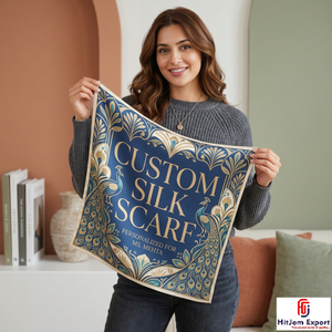Premium Custom Printed Silk Feel Square Hijab Scarf Fashion <b>Head</b> <b>Wrap</b> Shawl OEM ODM Custom Textile Manufacturer Supplier - Product Image 1