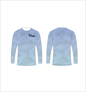เสื้อกีฬาแขนยาวสีฟ้าอ่อนน้ำหนักเบา ระบายอากาศได้ดี เหมาะสำหรับการฝึกออกกำลังกาย - Product Image 1