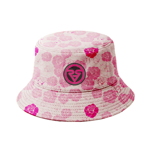 หมวกบักเก็ตพิมพ์ลายดอกกุหลาบสีชมพู  ลายดอกไม้สวยงาม  แบบยูนิเซ็กซ์  หมวกกันแดด  แฟชั่นฤดูใบไม้ผลิ  หมวกชาวประมง - Product Image 6