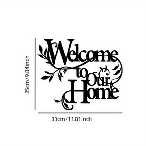 Decorazione Murale in Ferro Stile Rustico Vintage Fatta a Mano - La Vita Inizia, l'Amore Non Finisce Mai - Arredo Casa Impermeabile e Durevole - Product Image 2