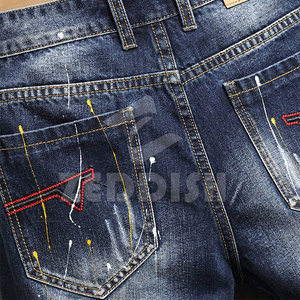 Shorts Vaqueros Casuales Hechos a Medida en Pakistán, 100% Algodón, Servicio OEM, Color Sólido - Product Image 4