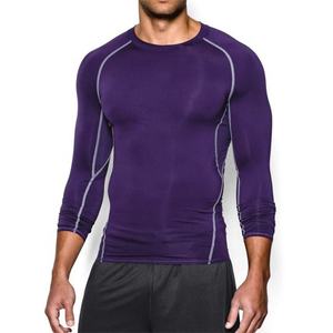 T-shirt de compression à manches courtes pour homme, respirant et à séchage rapide, idéal pour la gym, le MMA, la course et l'entraînement, personnalisable - Product Image 4