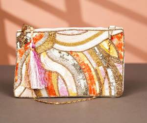 Elegante Bolso Bandolera Bordado a Mano con Cuentas, Bolso de Moda Premium para Mujer con Correa Ajustable - Product Image 6