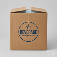 Caja de Cartón Corrugado Resistente y Grande para Mudanza, Diseño de Logotipo Personalizado, Color Personalizado, Tamaño Personalizado, Reciclable y Plegable