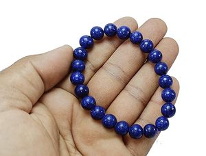Cuentas Redondas de Lapislázuli de Cristal de 8 mm, Piedra Preciosa, Joyería de Moda Hecha a Mano, Feng Shui, Regalo para Hombres y Mujeres, Energía - Product Image 4