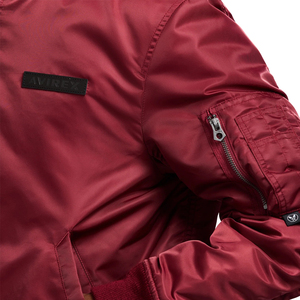 Vestes en cuir Avirex pour hommes à prix compétitifs, fermeture éclair, vêtements d'extérieur, vêtements d'hiver, blouson bomber pour hommes en couleur unie - Product Image 6
