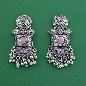 ต่างหูดีไซน์สวยงามแบบคลาสสิกเคลือบออกซิไดซ์ รุ่น 811309 - Product Image 6